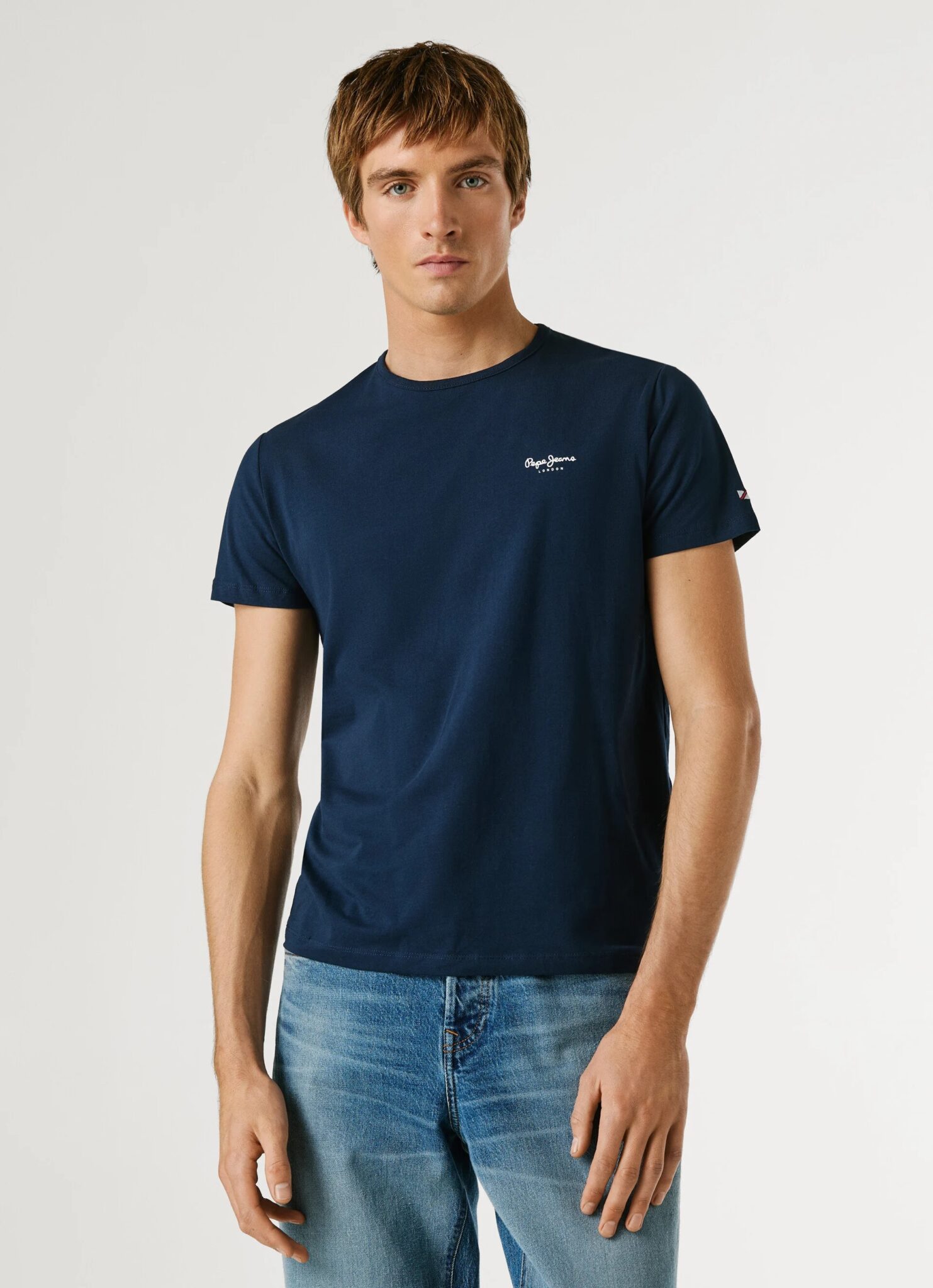 PEPE JEANS ORIGINAL BASIC 3N ΜΠΛΟΥΖΑ ΑΝΔΡΙΚΟ | DARK BLUE PEPE JEANS ORIGINAL BASIC 3N ΜΠΛΟΥΖΑ ΑΝΔΡΙΚΟ | DARK BLUE