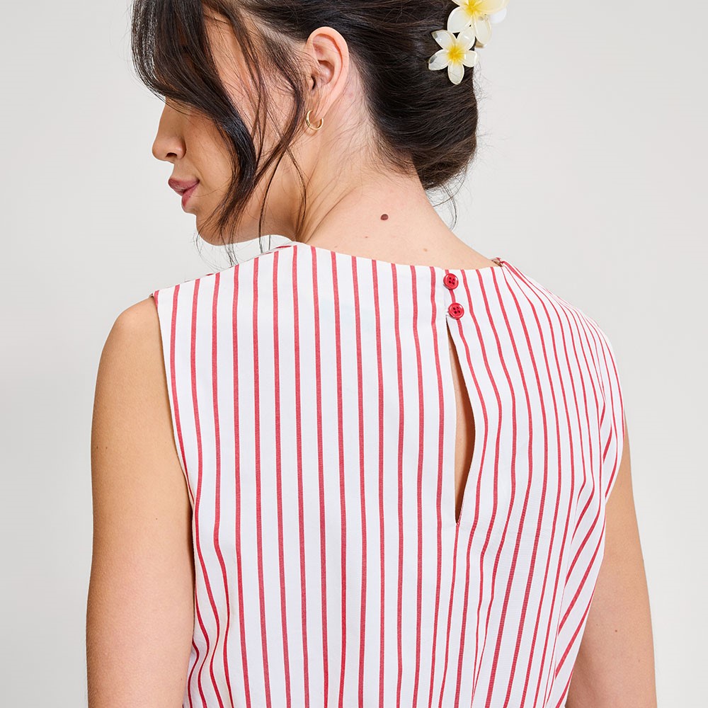 ELLESSE WOMENS RESORT STRIPE SARZANA TOP ΜΠΛΟΥΖΑ ΓΥΝΑΙΚΕΙΟ | BORDEAUX ELLESSE WOMENS RESORT STRIPE SARZANA TOP ΜΠΛΟΥΖΑ ΓΥΝΑΙΚΕΙΟ | BORDEAUX