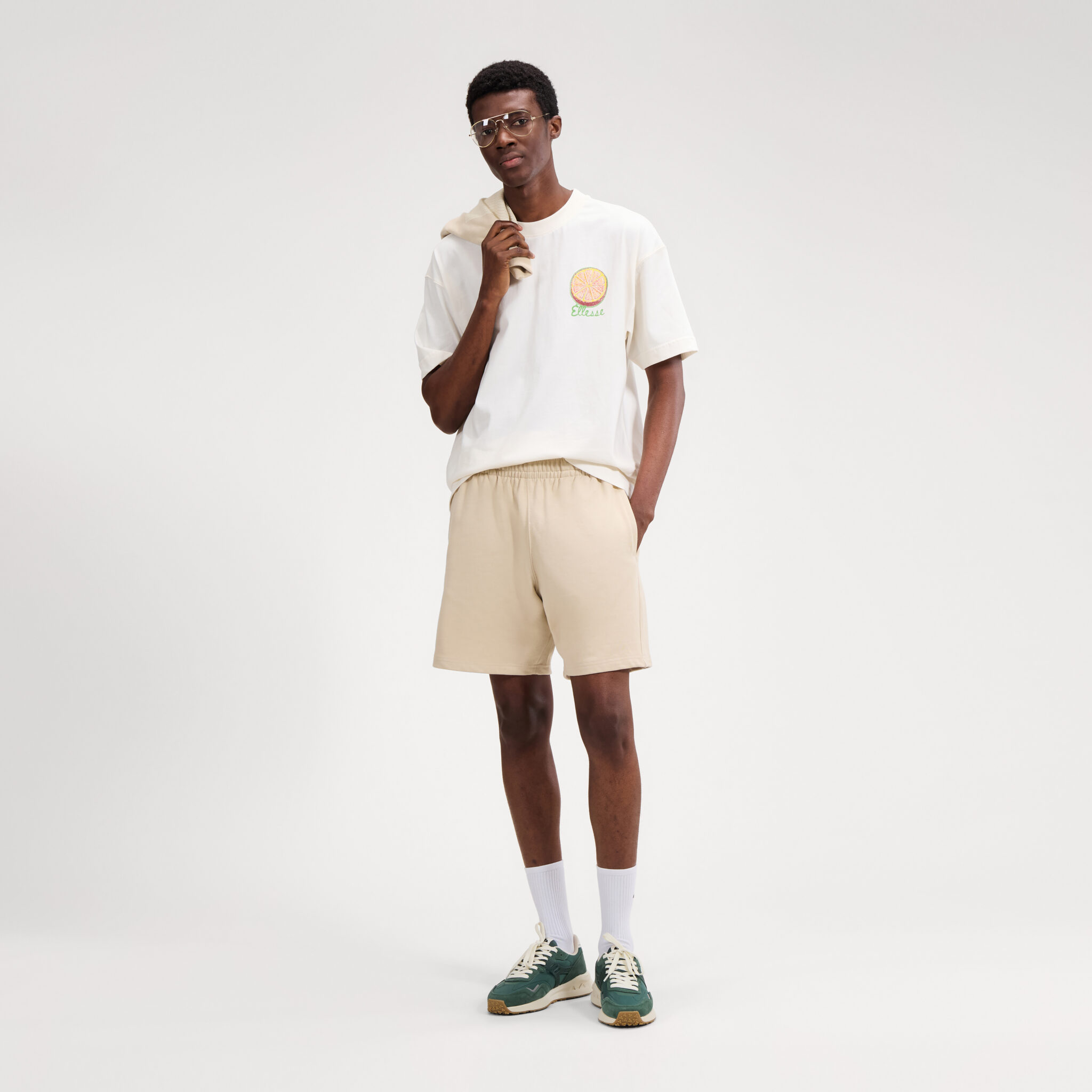 ELLESSE MENS GRAPHICS CLUB DI CORSA SHORT ΒΕΡΜΟΥΔΑ ΑΝΔΡΙΚΟ | BEIGE ELLESSE MENS GRAPHICS CLUB DI CORSA SHORT ΒΕΡΜΟΥΔΑ ΑΝΔΡΙΚΟ | BEIGE