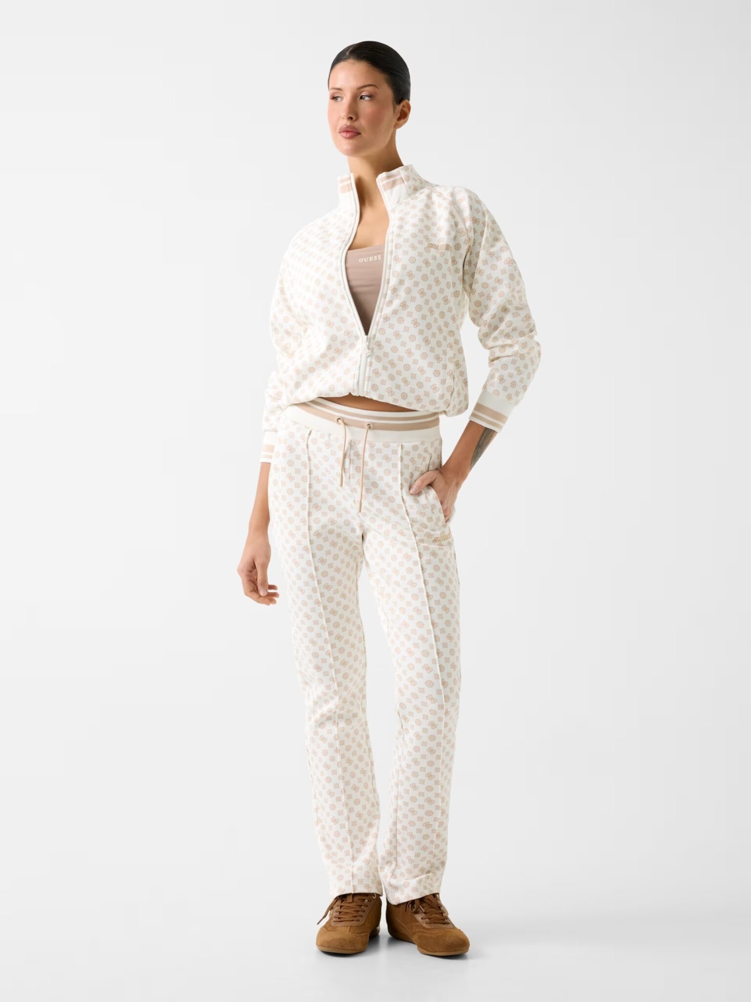 GUESS ATHLEISURE GEORGIA SKIRT ΦΟΥΣΤΑ ΓΥΝΑΙΚΕΙΟ | OFF WHITE