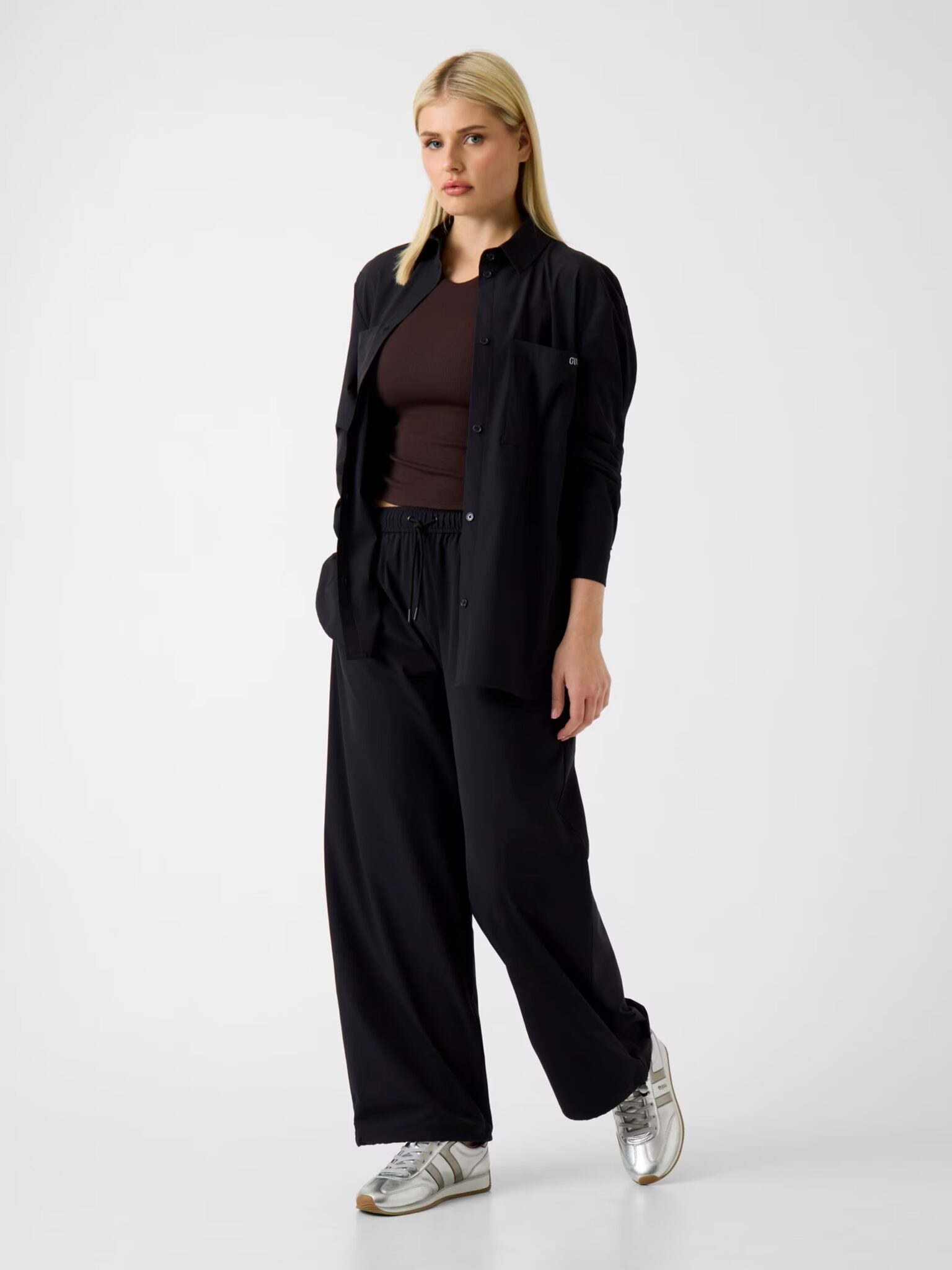 GUESS ATHLEISURE KORBIN FULL ZIP TRACKSUIT ΦΟΥΤΕΡ ΑΝΔΡΙΚΟ | BLACK