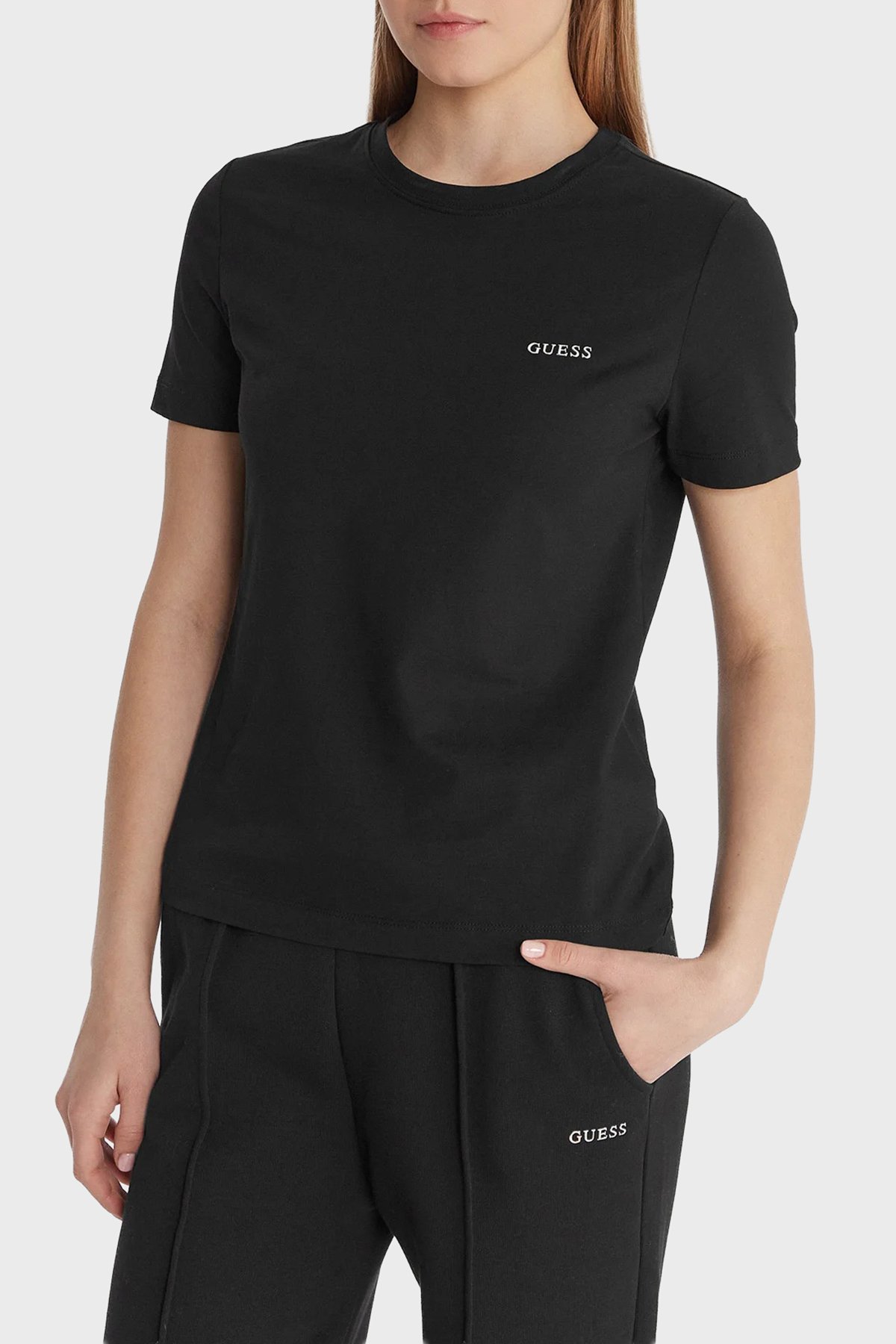 GUESS ATHLEISURE KORBIN FULL ZIP TRACKSUIT ΦΟΥΤΕΡ ΑΝΔΡΙΚΟ | BLACK