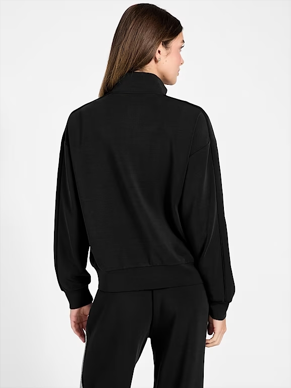 GUESS ATHLEISURE KORBIN FULL ZIP TRACKSUIT ΦΟΥΤΕΡ ΑΝΔΡΙΚΟ | BLACK