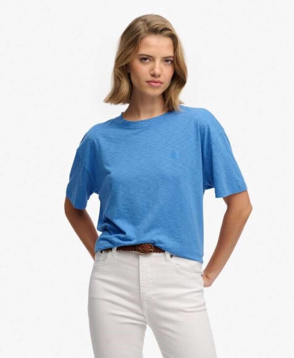 SUPERDRY STUD STUDIOS CREW TEE ΜΠΛΟΥΖΑ ΓΥΝΑΙΚΕΙΟ | DARK CIEL SUPERDRY STUD STUDIOS CREW TEE ΜΠΛΟΥΖΑ ΓΥΝΑΙΚΕΙΟ | DARK CIEL