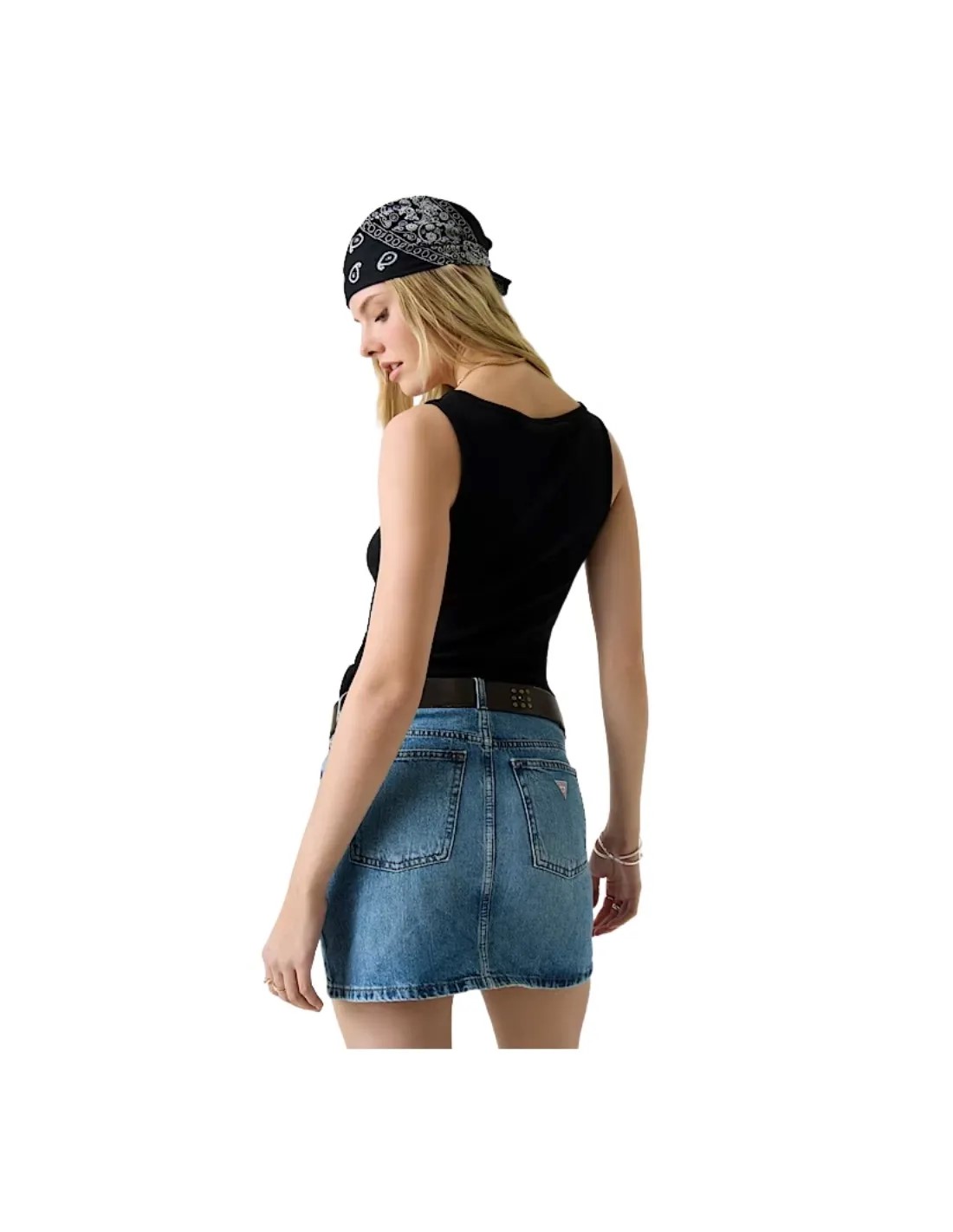 GUESS JEANS DROP SHOULDER EMB CROPPED C ΦΟΥΤΕΡ ΓΥΝΑΙΚΕΙΟ | LIGHT GREY