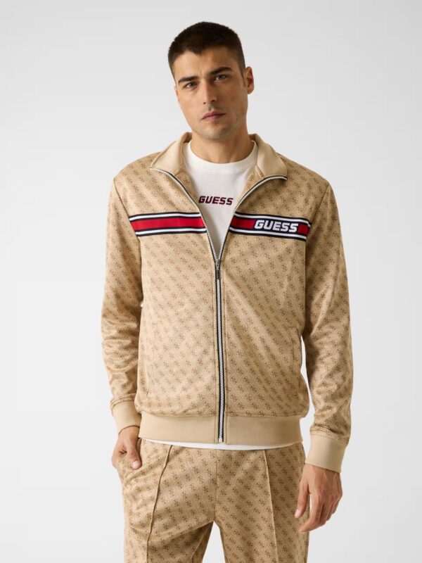 GUESS ATHLEISURE KORBIN FULL ZIP TRACKSUIT ΦΟΥΤΕΡ ΑΝΔΡΙΚΟ | BEIGE GUESS ATHLEISURE KORBIN FULL ZIP TRACKSUIT ΦΟΥΤΕΡ ΑΝΔΡΙΚΟ | BEIGE