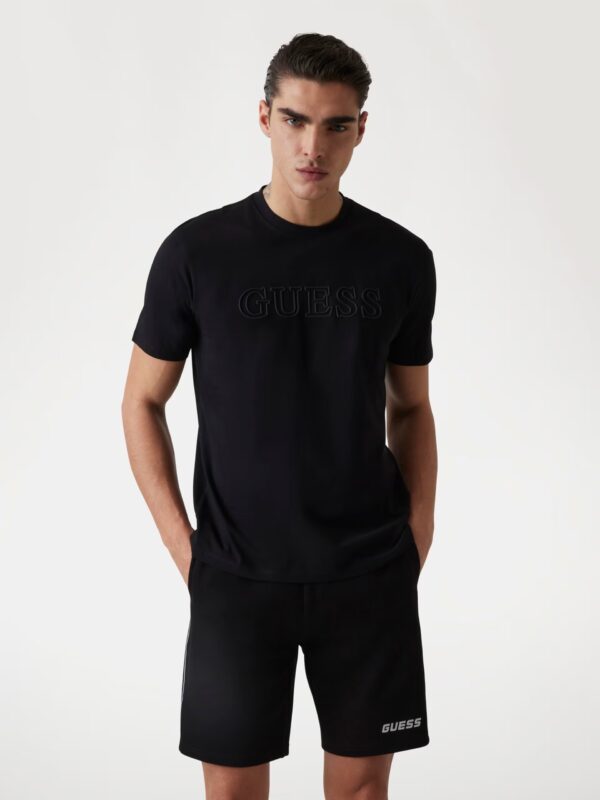 GUESS ATHLEISURE SS ALPHY T-SHIRT ΜΠΛΟΥΖΑ ΑΝΔΡΙΚΟ | BLACK GUESS ATHLEISURE SS ALPHY T-SHIRT ΜΠΛΟΥΖΑ ΑΝΔΡΙΚΟ | BLACK