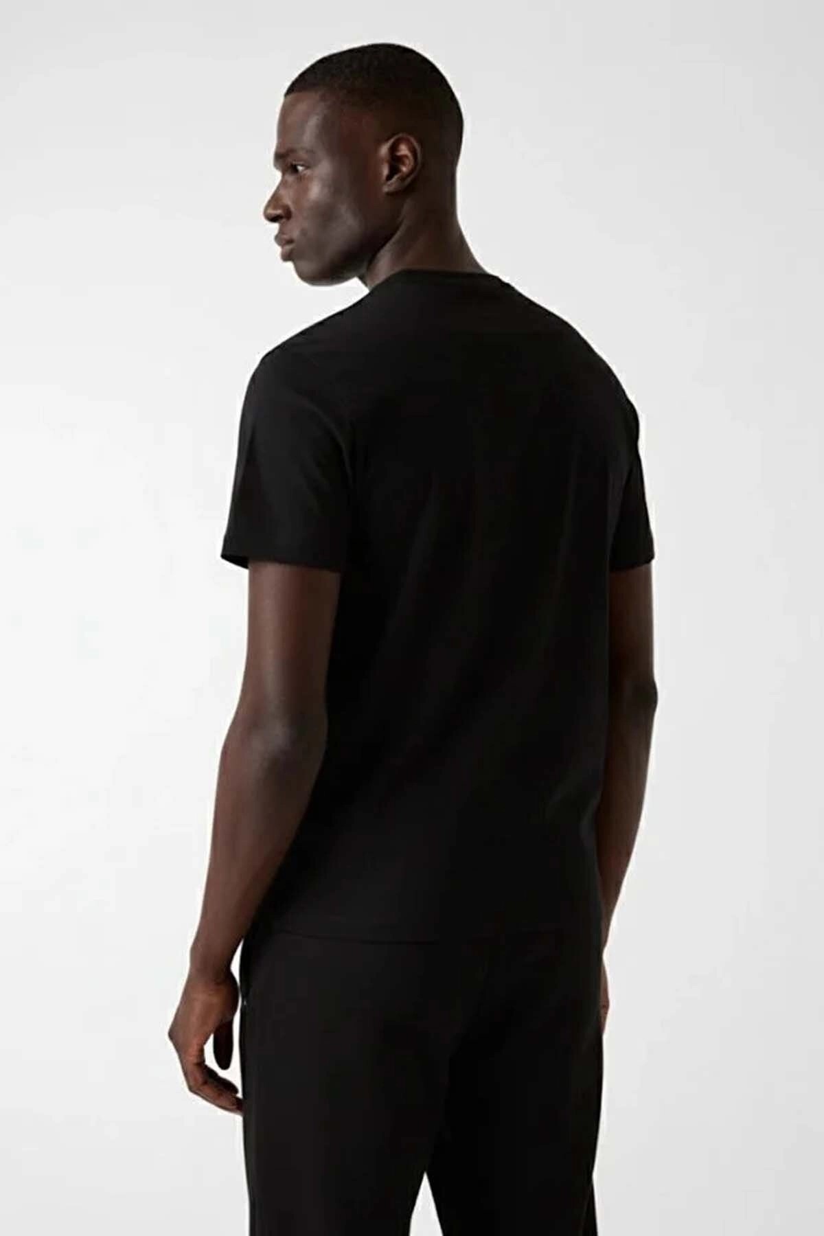 GUESS JEANS SS BOXY CROPPED OTTOMAN ΜΠΛΟΥΖΑ ΑΝΔΡΙΚΟ | BLACK