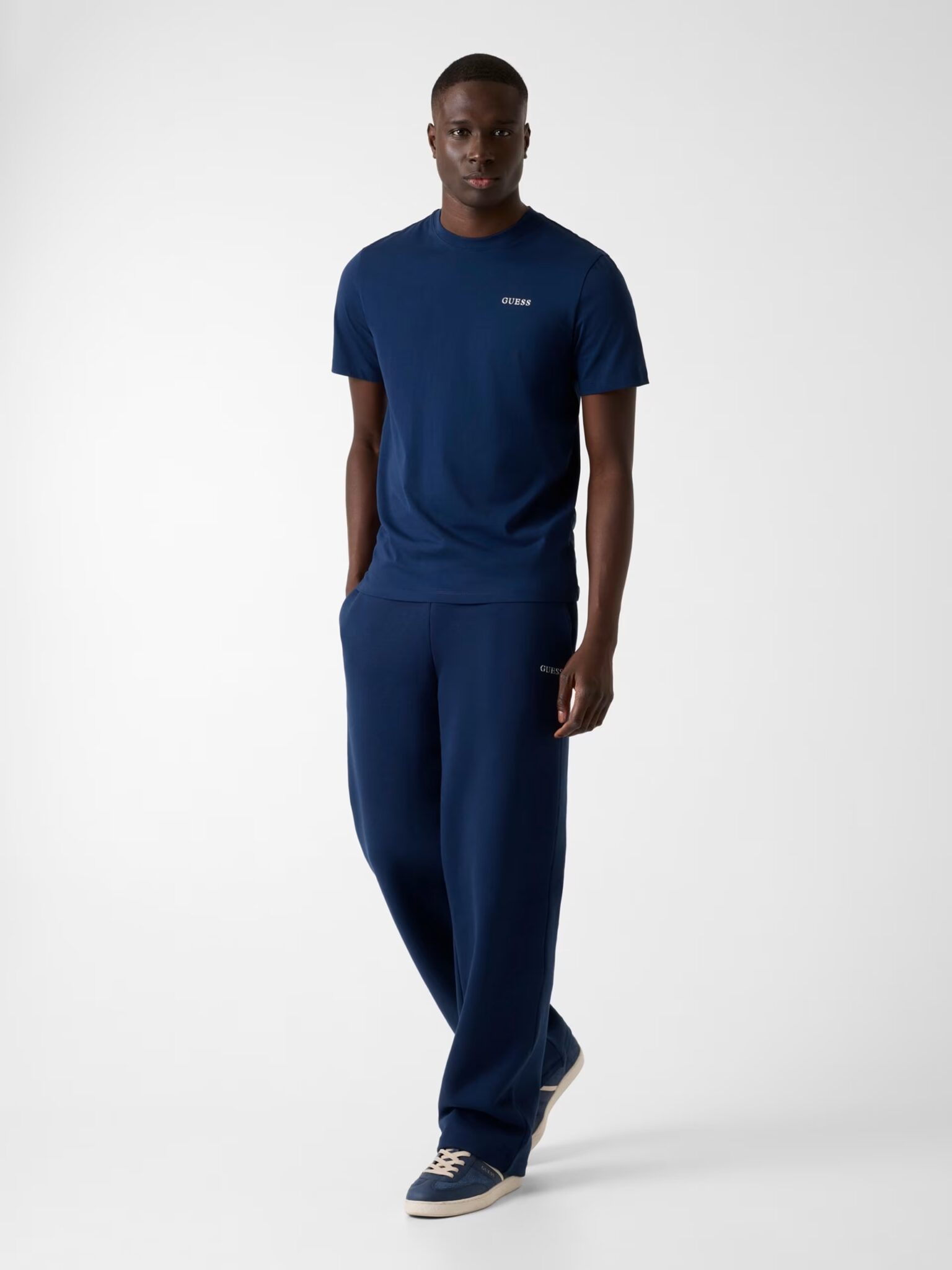 GUESS JEANS SS BOXY CROPPED OTTOMAN ΜΠΛΟΥΖΑ ΑΝΔΡΙΚΟ | BLACK