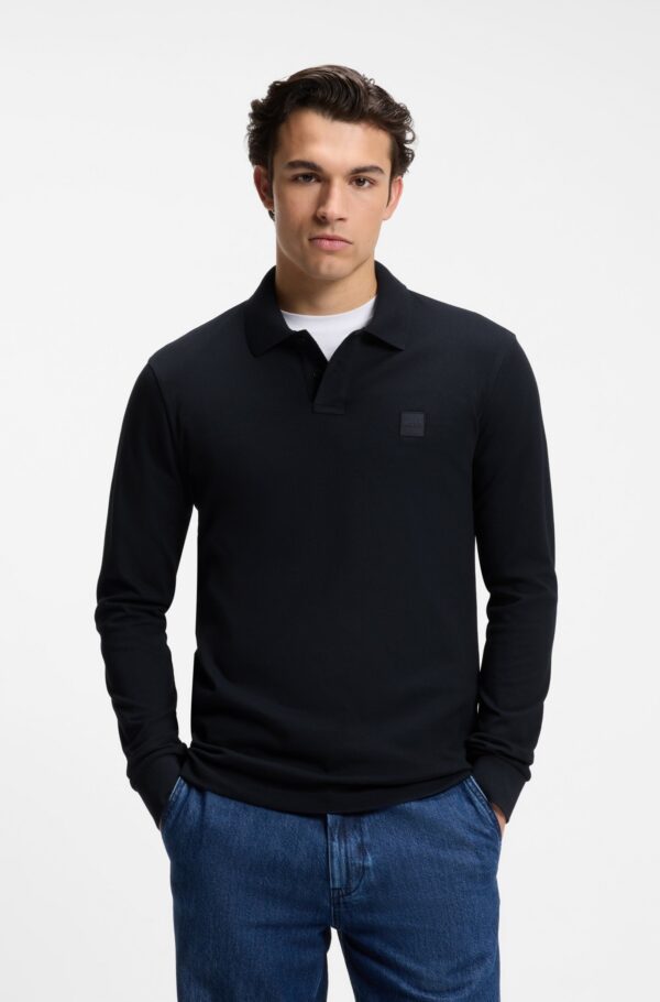 BOSS ΜΠΛΟΥΖΑ POLO JERSEY PASSERBY 50507704-72 | DARK BLUE BOSS ΜΠΛΟΥΖΑ POLO JERSEY PASSERBY 50507704-72 | DARK BLUE
