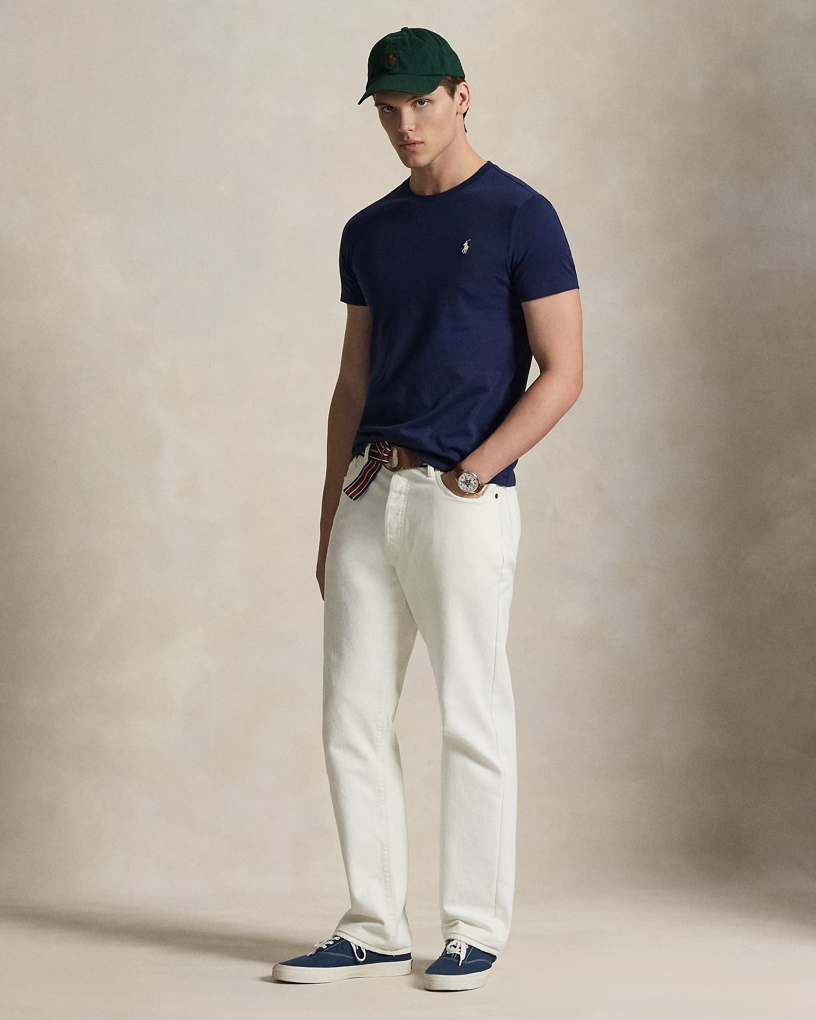 POLO RALPH LAUREN TWILL SF-WVN-SHIRT 710B20512 | WHITE