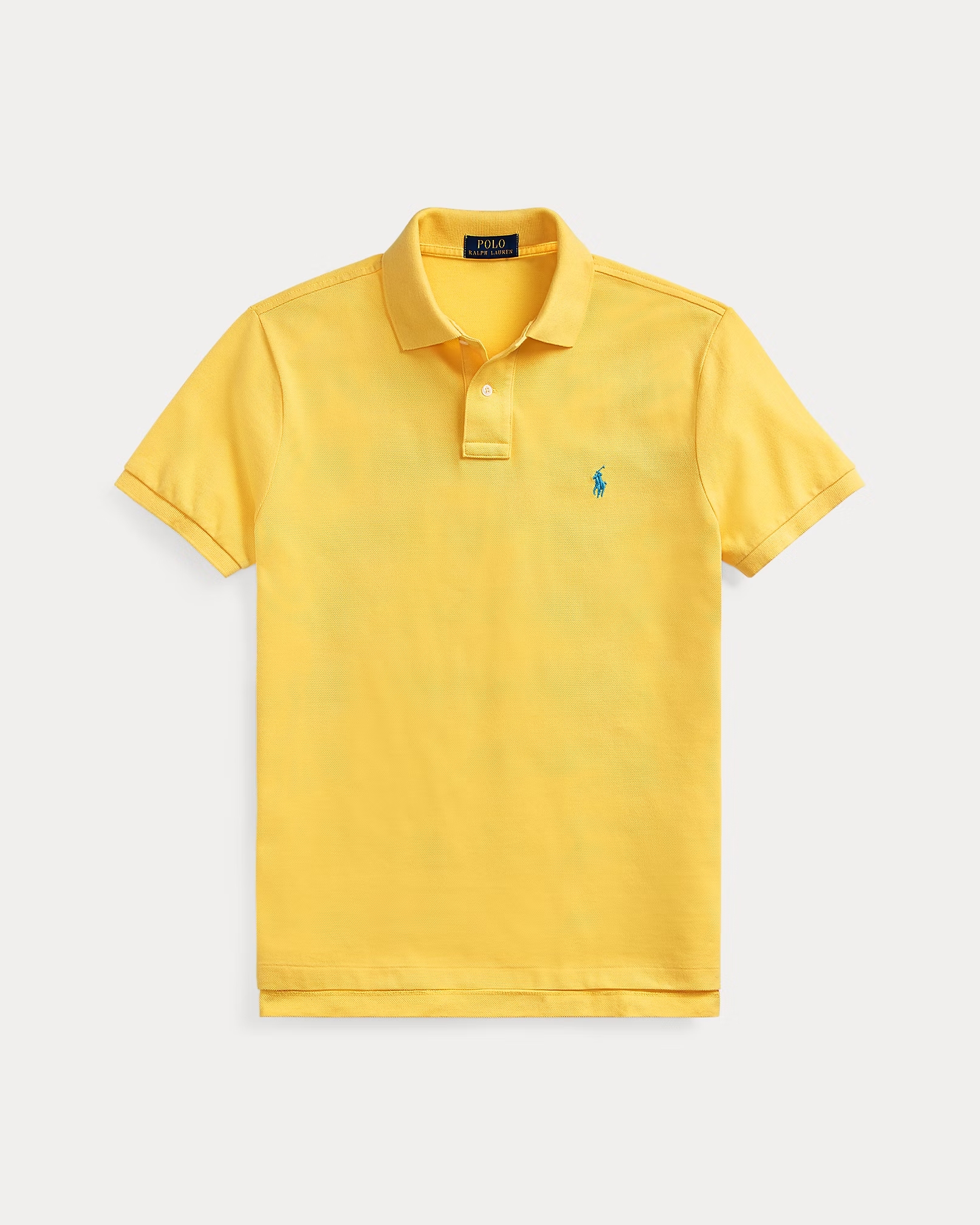 POLO RALPH LAUREN BASIC MESH-SSL-KNT 710782592-72 | YELLOW POLO RALPH LAUREN BASIC MESH-SSL-KNT 710782592-72 | YELLOW