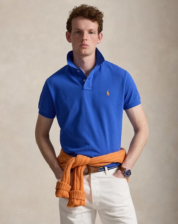 POLO RALPH LAUREN BASIC MESH-SSL-KNT 710782592-72 | ROYAL BLUE POLO RALPH LAUREN BASIC MESH-SSL-KNT 710782592-72 | ROYAL BLUE