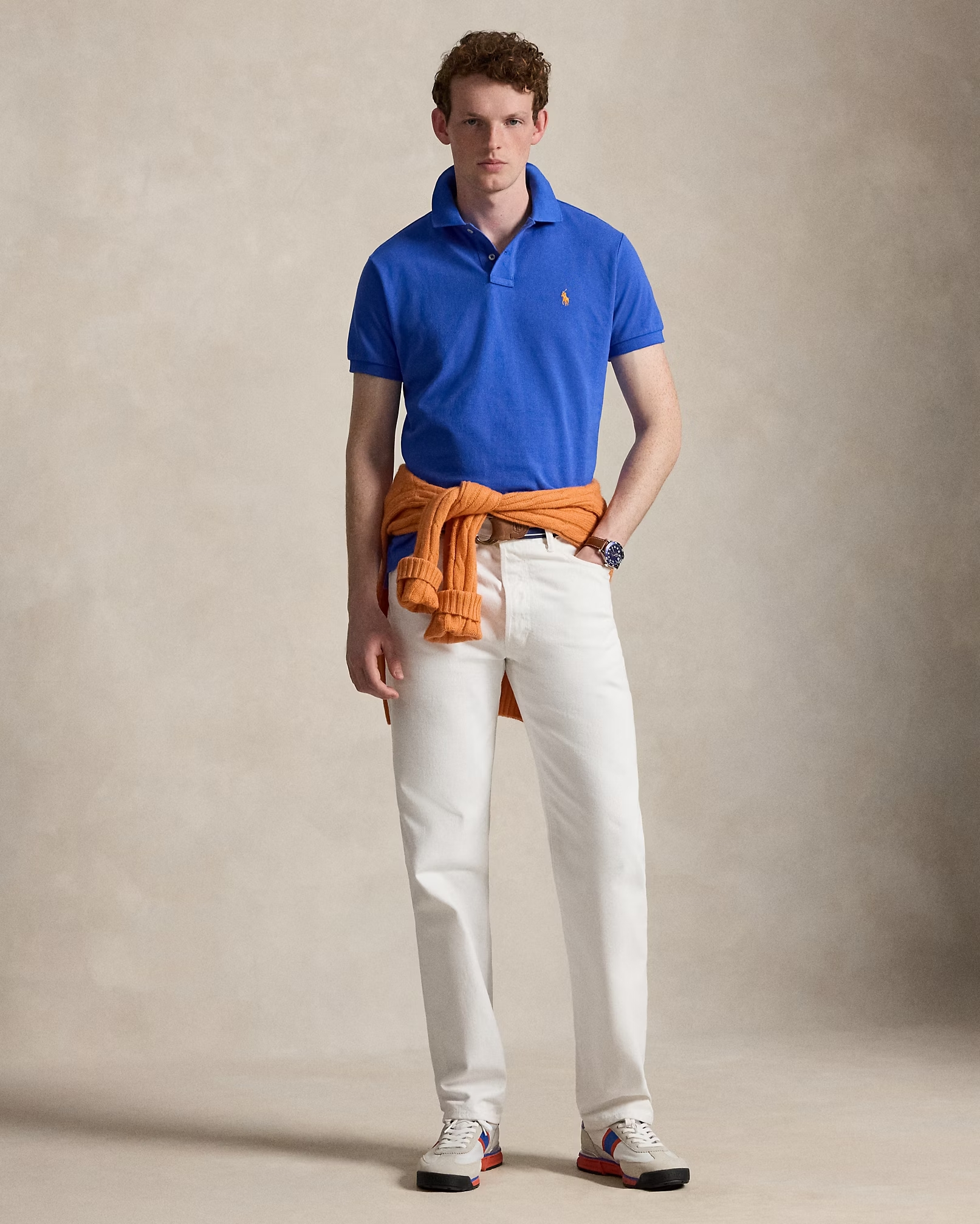 POLO RALPH LAUREN TWILL SF-WVN-SHIRT 710B20512 | WHITE