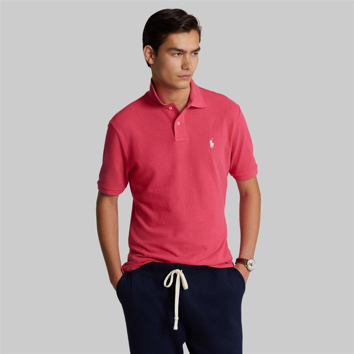 POLO RALPH LAUREN TWILL SF-WVN-SHIRT 710B20512 | WHITE