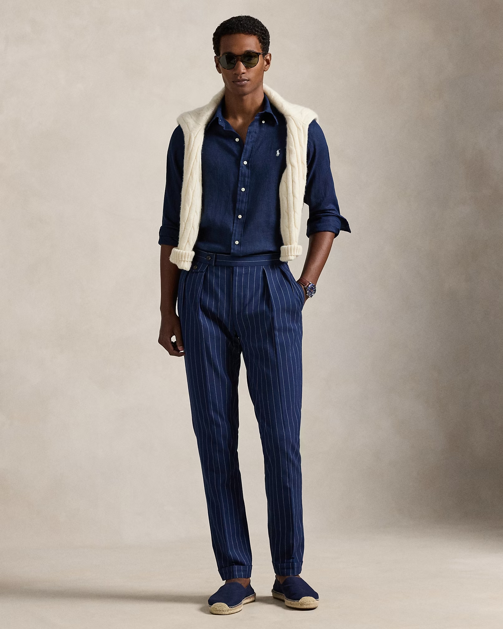 POLO RALPH LAUREN TWILL SF-WVN-SHIRT 710B20512 | WHITE