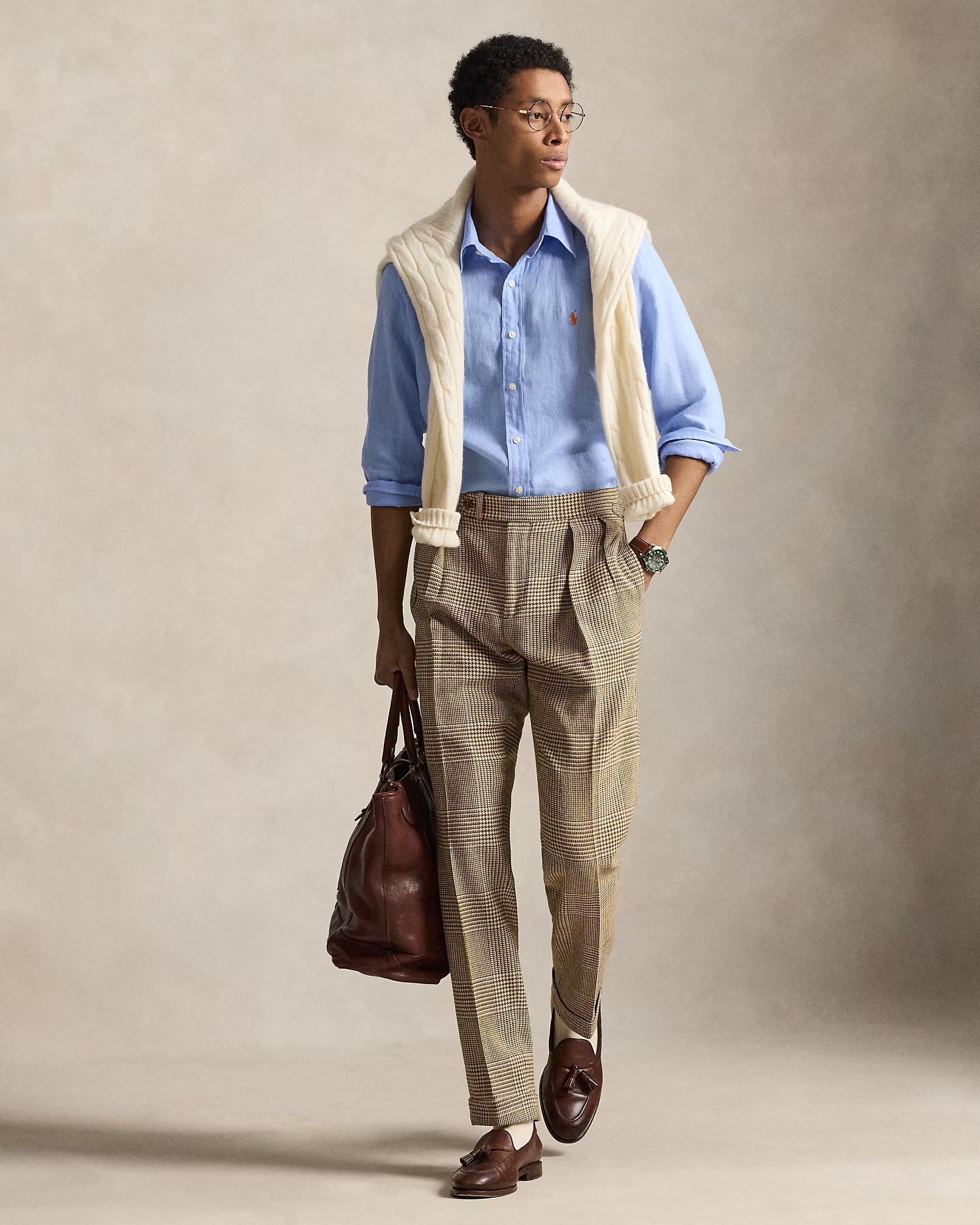 POLO RALPH LAUREN TWILL SF-WVN-SHIRT 710B20512 | WHITE