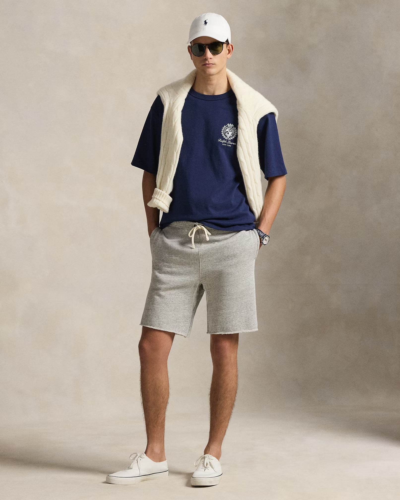 POLO RALPH LAUREN TWILL SF-WVN-SHIRT 710B20512 | WHITE