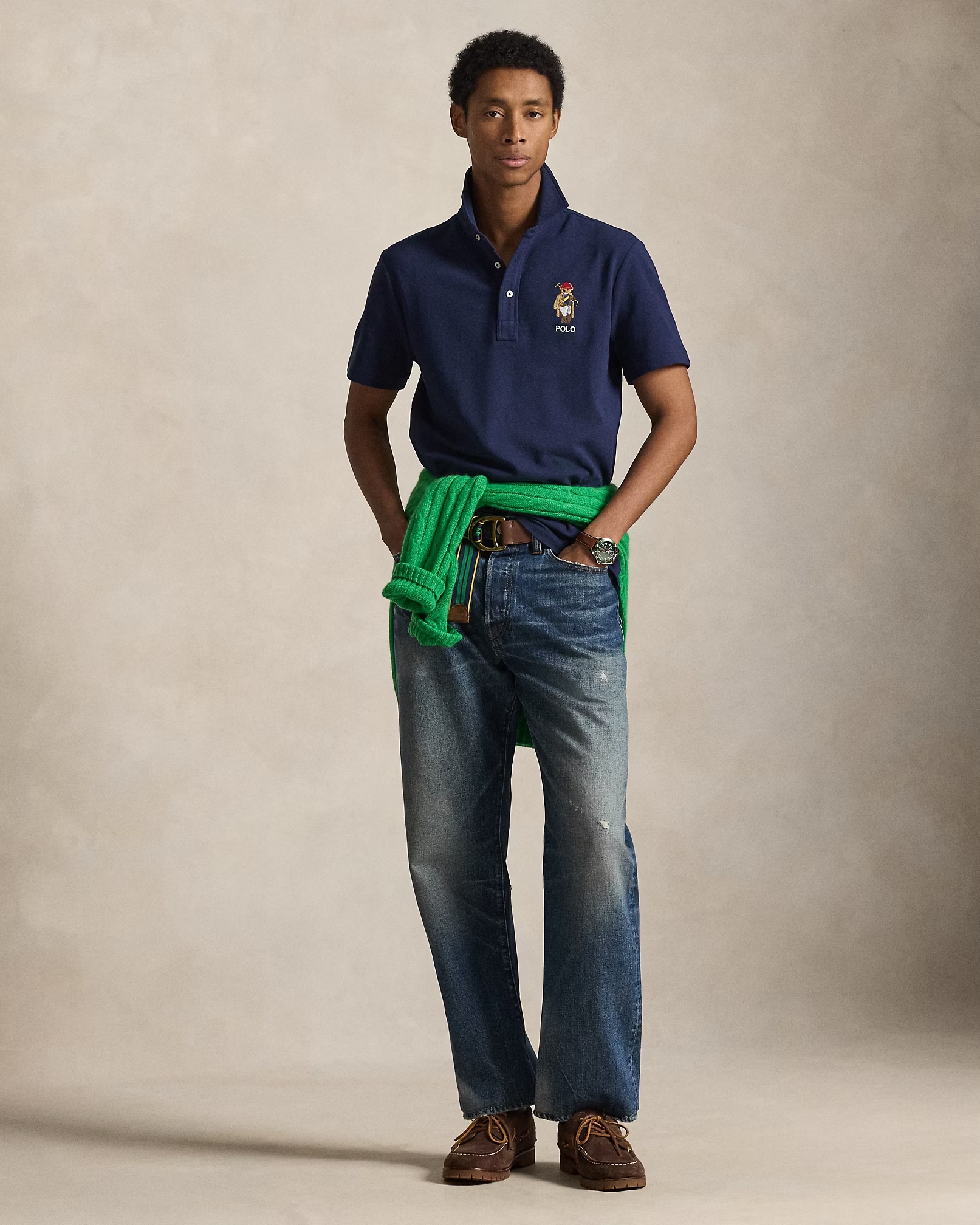 POLO RALPH LAUREN TWILL SF-WVN-SHIRT 710B20512 | WHITE