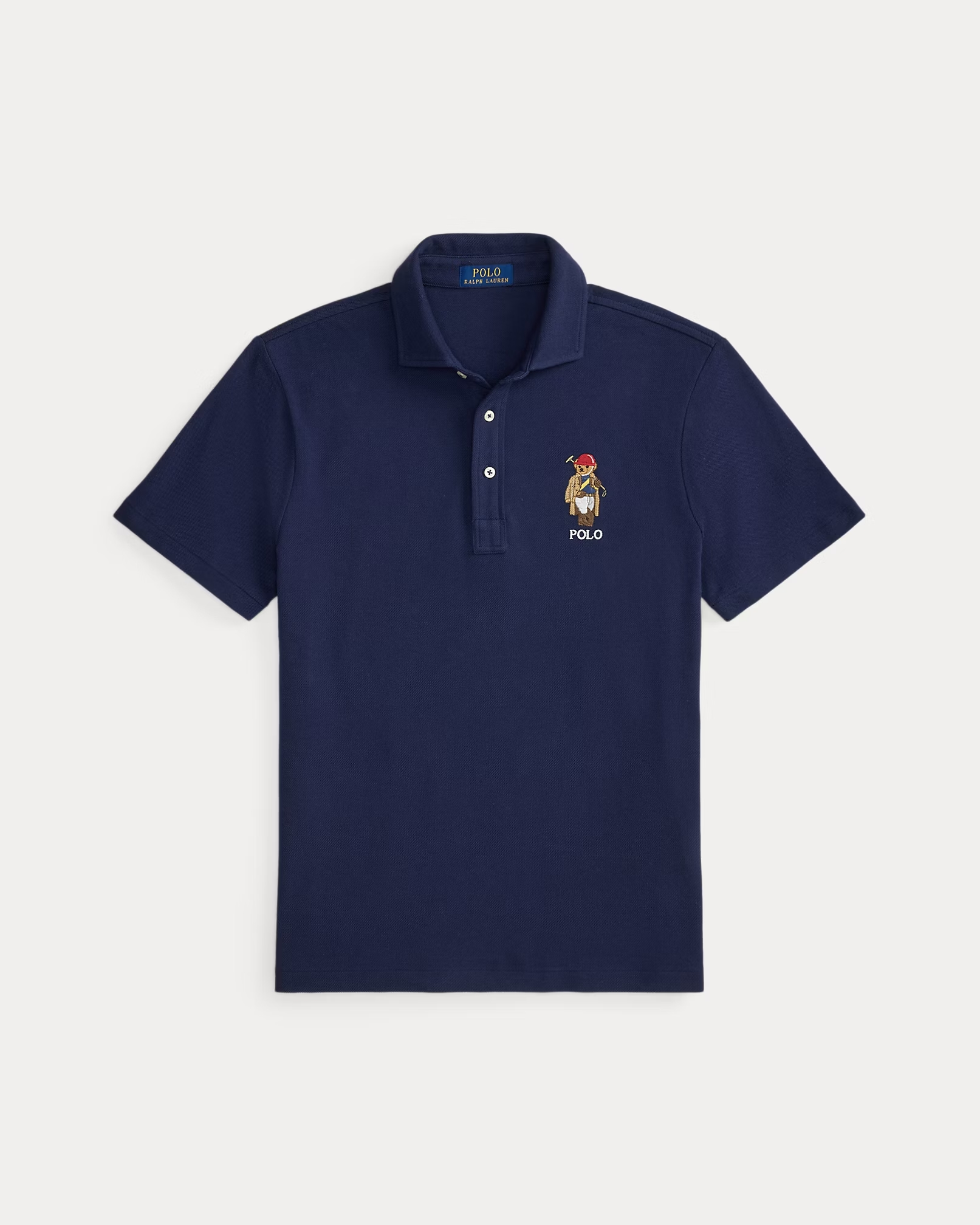 POLO RALPH LAUREN MESH-KNT-POLO 710B16616 | DARK BLUE POLO RALPH LAUREN MESH-KNT-POLO 710B16616 | DARK BLUE
