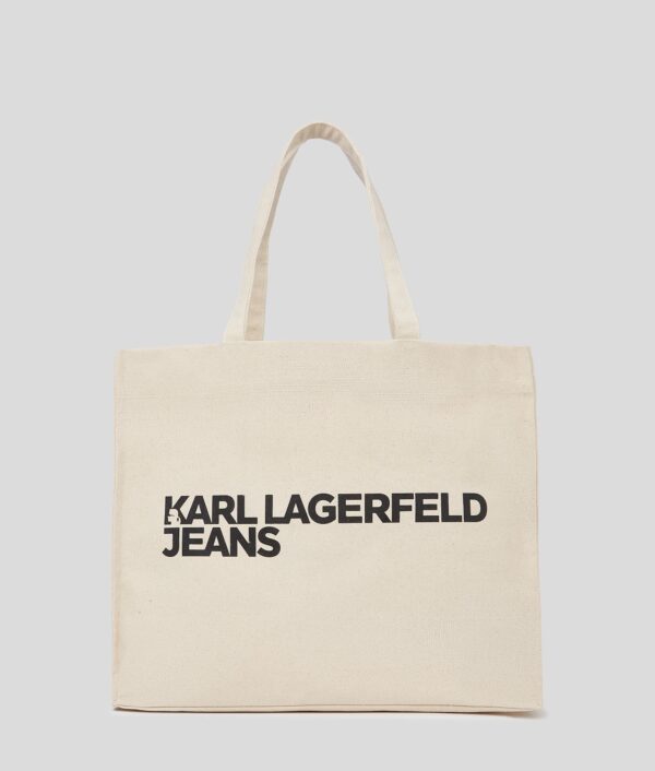 KARL LAGERFELD JEANS KLJ EW LOGO SHOPPER A1W50002-72 | BEIGE KARL LAGERFELD JEANS KLJ EW LOGO SHOPPER A1W50002-72 | BEIGE