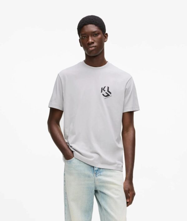 KARL LAGERFELD JEANS KLJ REG MONOGRAM TEE A2M17072-72 | LIGHT GREY KARL LAGERFELD JEANS KLJ REG MONOGRAM TEE A2M17072-72 | LIGHT GREY