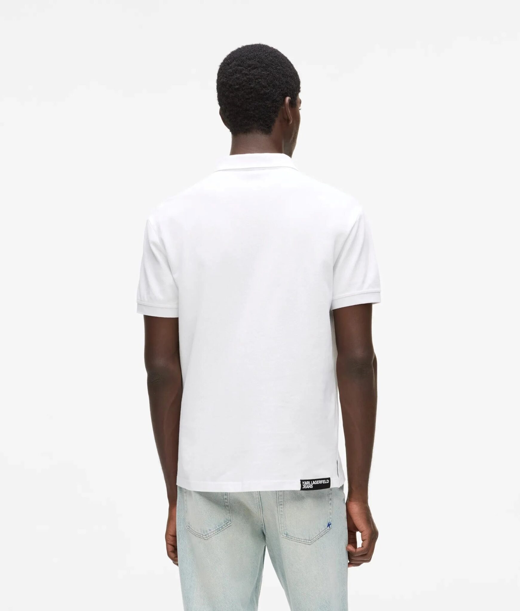 KARL LAGERFELD JEANS KLJ REGULAR PIQUE POLO A2M17094-72 | WHITE KARL LAGERFELD JEANS KLJ REGULAR PIQUE POLO A2M17094-72 | WHITE