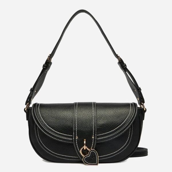 LIU JO M SADDLE ΤΣΑΝΤΑ AA6062E1109 | BLACK LIU JO M SADDLE ΤΣΑΝΤΑ AA6062E1109 | BLACK