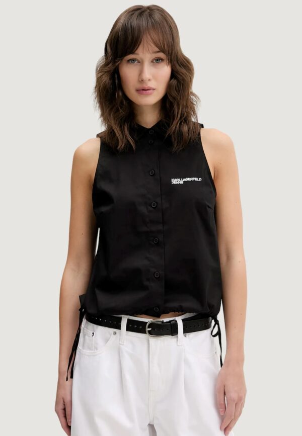 KARL LAGERFELD JEANS KLJ SLEEVELESS B2W11020 | BLACK KARL LAGERFELD JEANS KLJ SLEEVELESS B2W11020 | BLACK