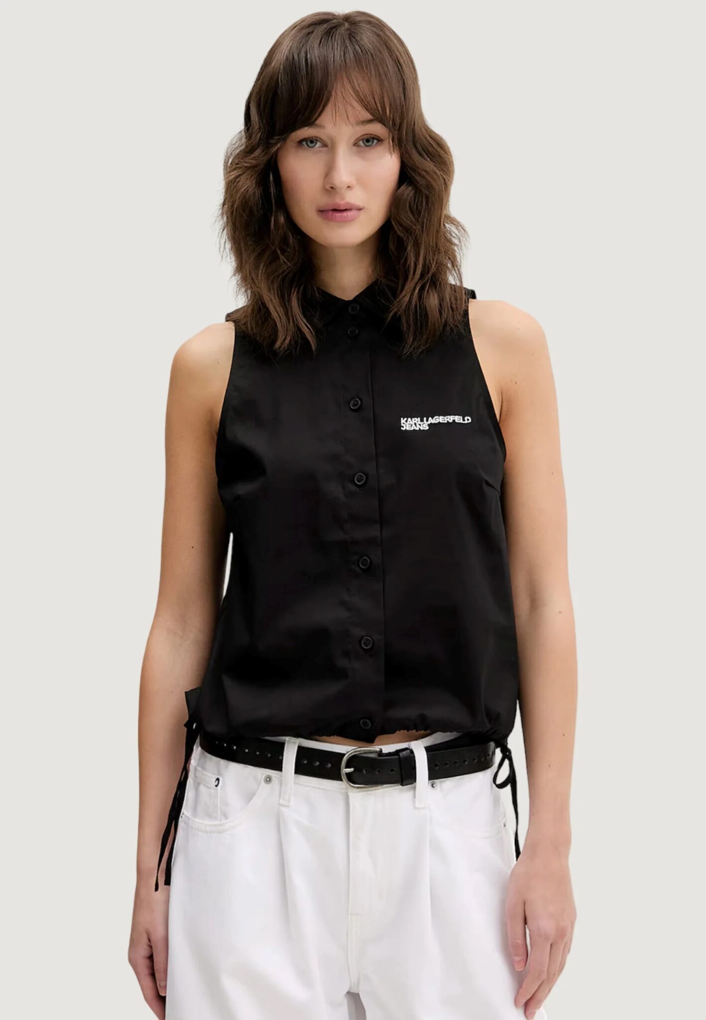 KARL LAGERFELD JEANS KLJ SLEEVELESS  B2W11020 | WHITE