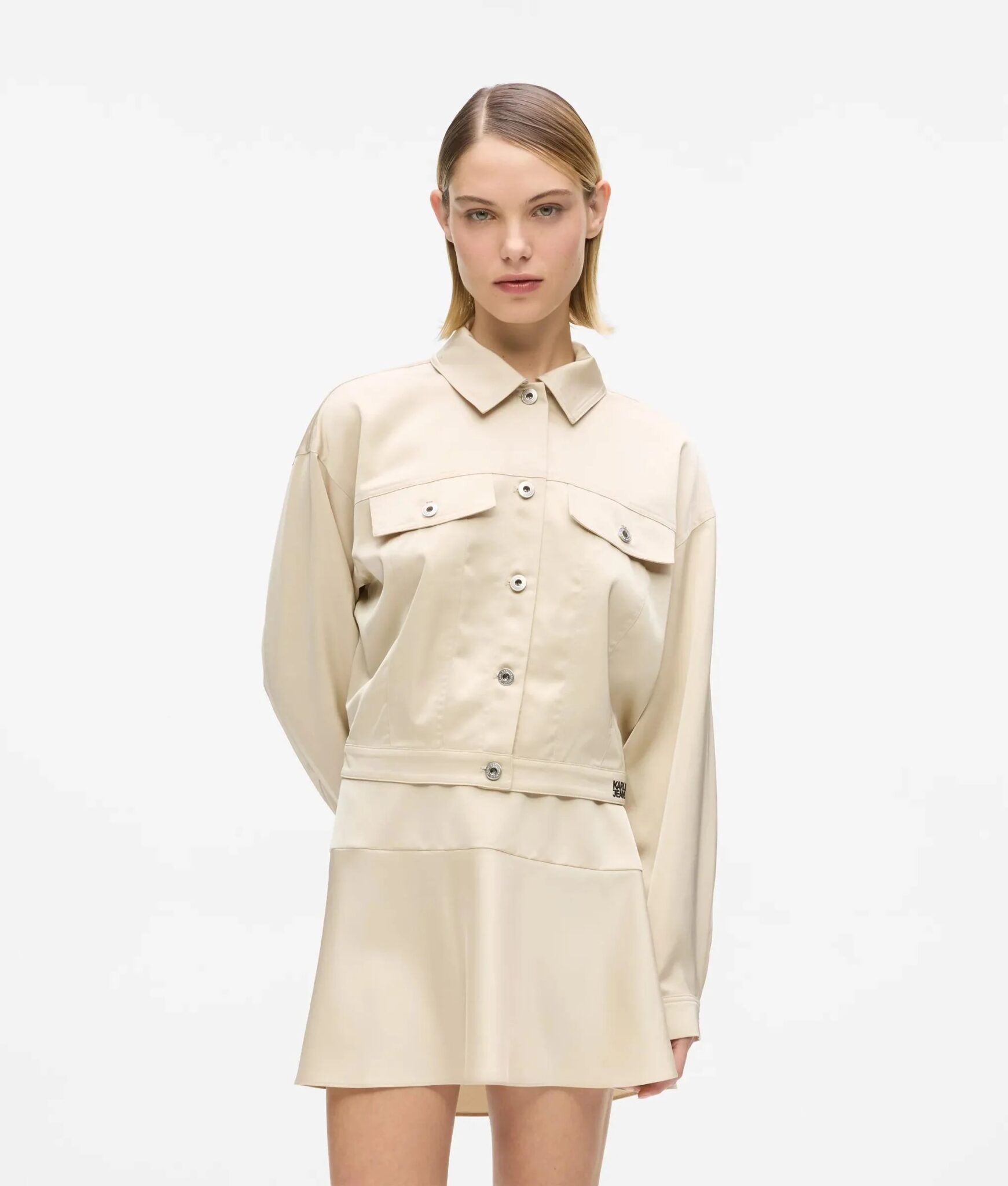 KARL LAGERFELD JEANS KLJ DOUBLE MESH DENIM SHOPPER B2W50053 | DENIM