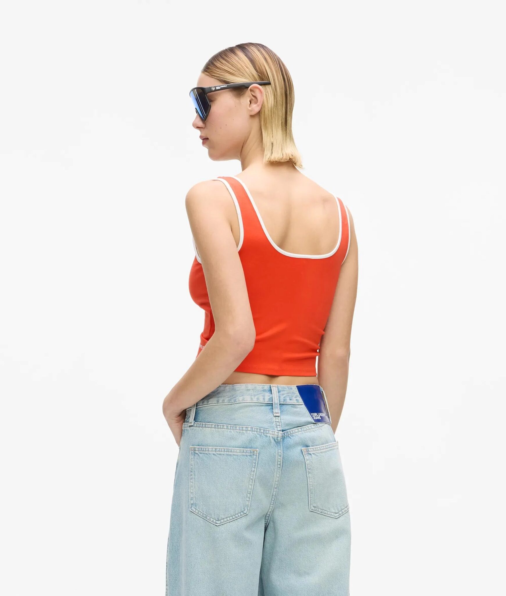 KARL LAGERFELD JEANS KLJ DOUBLE MESH DENIM SHOPPER B2W50053 | DENIM