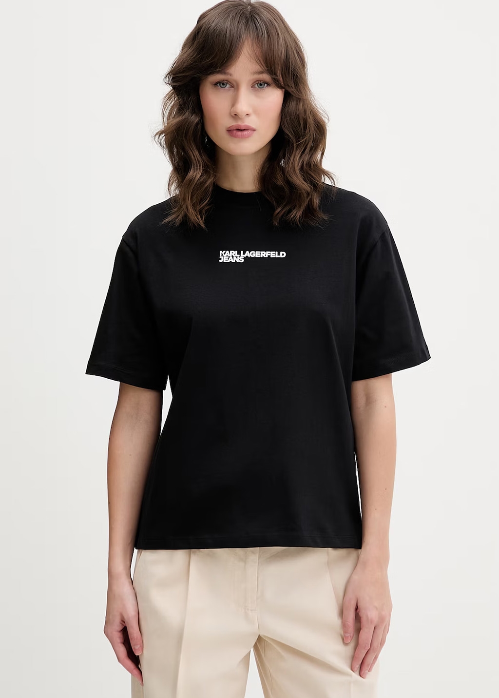 KARL LAGERFELD JEANS ΜΠΛΟΥΖΑ KLJ REG SS FRAME TEE B2W17069 | BLACK KARL LAGERFELD JEANS ΜΠΛΟΥΖΑ KLJ REG SS FRAME TEE B2W17069 | BLACK