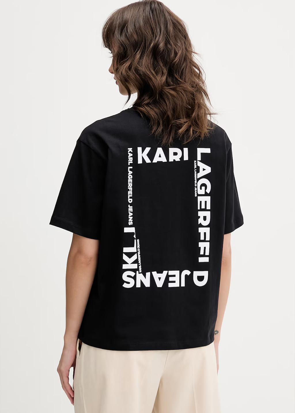 KARL LAGERFELD JEANS ΜΠΛΟΥΖΑ KLJ REG SS FRAME TEE B2W17069 | BLACK KARL LAGERFELD JEANS ΜΠΛΟΥΖΑ KLJ REG SS FRAME TEE B2W17069 | BLACK