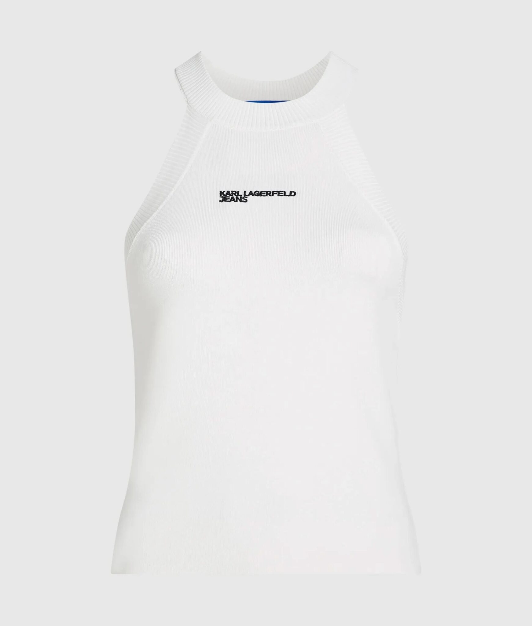 KARL LAGERFELD JEANS KLJ KNITTED TANK B2W18022 | WHITE KARL LAGERFELD JEANS KLJ KNITTED TANK B2W18022 | WHITE