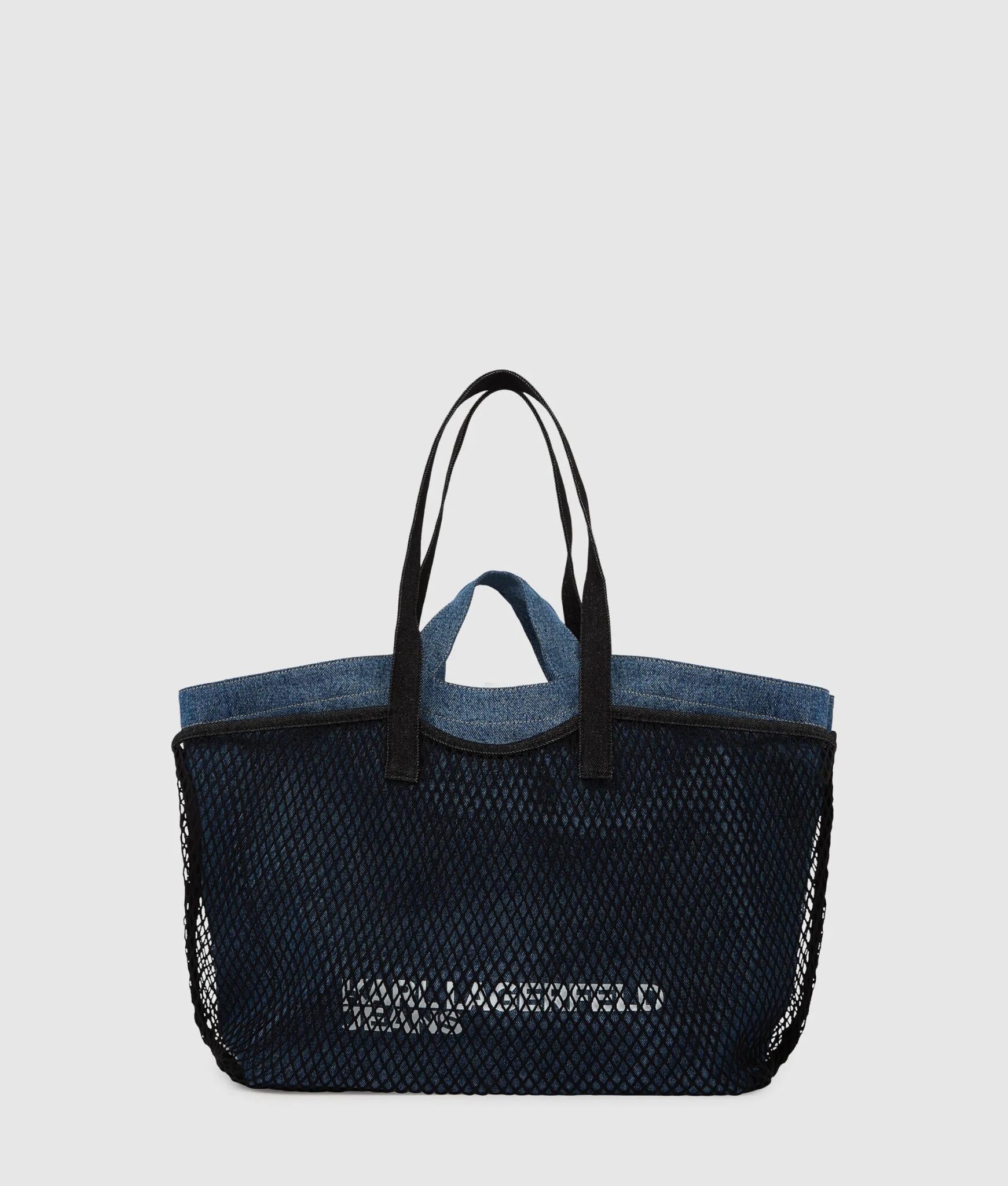 KARL LAGERFELD JEANS KLJ DOUBLE MESH DENIM SHOPPER B2W50053 | DENIM KARL LAGERFELD JEANS KLJ DOUBLE MESH DENIM SHOPPER B2W50053 | DENIM