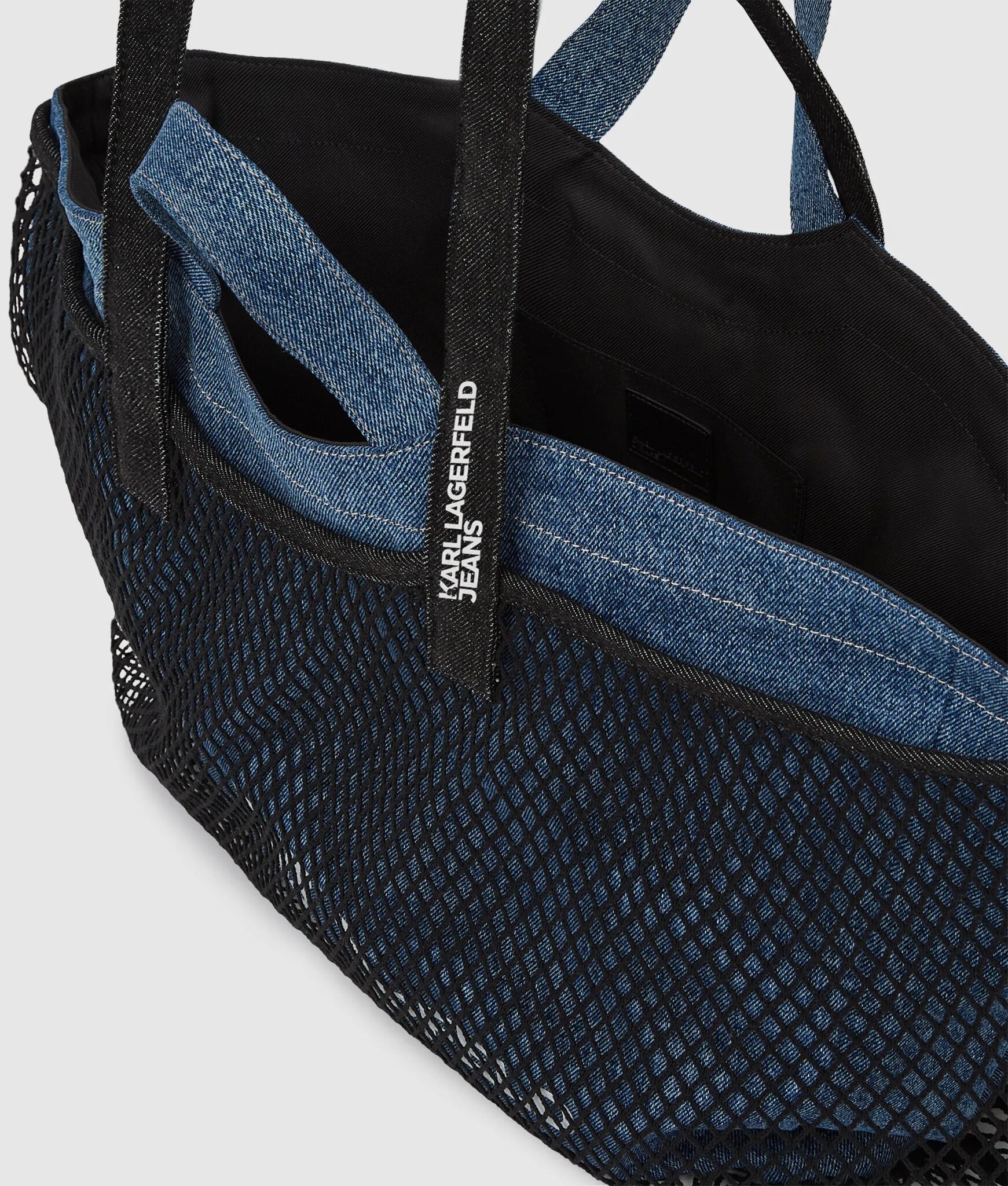 KARL LAGERFELD JEANS KLJ DOUBLE MESH DENIM SHOPPER B2W50053 | DENIM KARL LAGERFELD JEANS KLJ DOUBLE MESH DENIM SHOPPER B2W50053 | DENIM