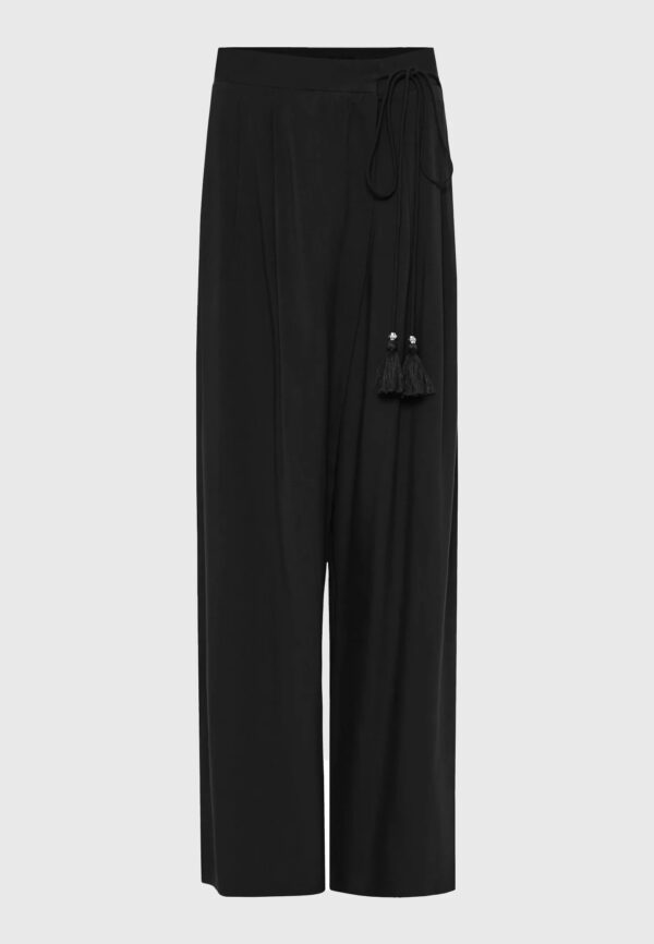 FUNKY BUDDHA ΓΥΝΑΙΚΕΊΟ ΠΑΝΤΕΛΌΝΙ WIDE LEG | BLACK FUNKY BUDDHA ΓΥΝΑΙΚΕΊΟ ΠΑΝΤΕΛΌΝΙ WIDE LEG | BLACK