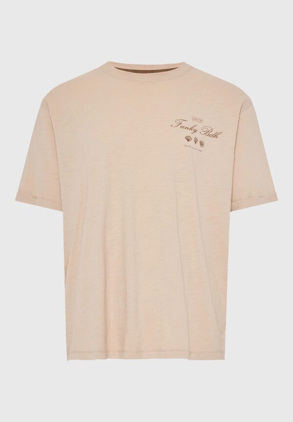 FUNKY BUDDHA ΑΝΔΡΙΚΉ ΜΠΛΟΎΖΑ ΚΟΝΤΌ ΜΑΝΊΚΙ ΚΑΙ ΤΎΠΩΜΑ | BEIGE FUNKY BUDDHA ΑΝΔΡΙΚΉ ΜΠΛΟΎΖΑ ΚΟΝΤΌ ΜΑΝΊΚΙ ΚΑΙ ΤΎΠΩΜΑ | BEIGE