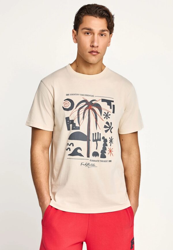 FUNKY BUDDHA ΑΝΔΡΙΚΉ ΜΠΛΟΎΖΑ ΚΟΝΤΌ ΜΑΝΊΚΙ ΚΑΙ ΤΎΠΩΜΑ | OFF WHITE FUNKY BUDDHA ΑΝΔΡΙΚΉ ΜΠΛΟΎΖΑ ΚΟΝΤΌ ΜΑΝΊΚΙ ΚΑΙ ΤΎΠΩΜΑ | OFF WHITE