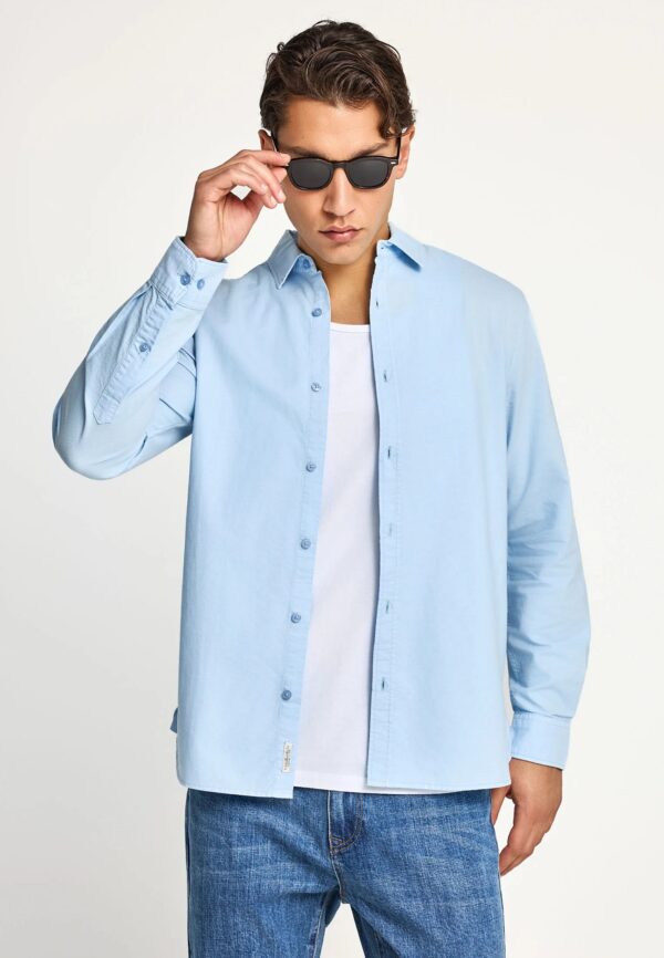 FUNKY BUDDHA ΑΝΔΡΙΚΌ ΠΟΥΚΆΜΙΣΟ BASIC | LIGHT BLUE FUNKY BUDDHA ΑΝΔΡΙΚΌ ΠΟΥΚΆΜΙΣΟ BASIC | LIGHT BLUE