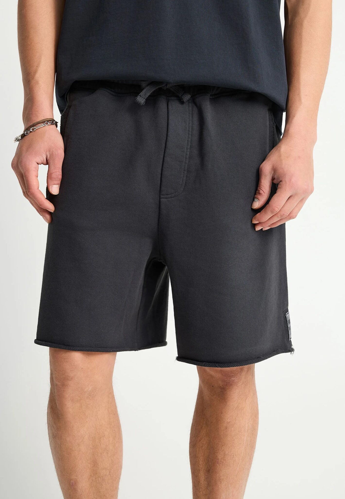 FUNKY BUDDHA ΑΝΔΡΙΚΉ ΜΠΛΟΎΖΑ ΜΕ ΚΟΝΤΌ ΜΑΝΊΚΙ BASIC | DARK BLUE