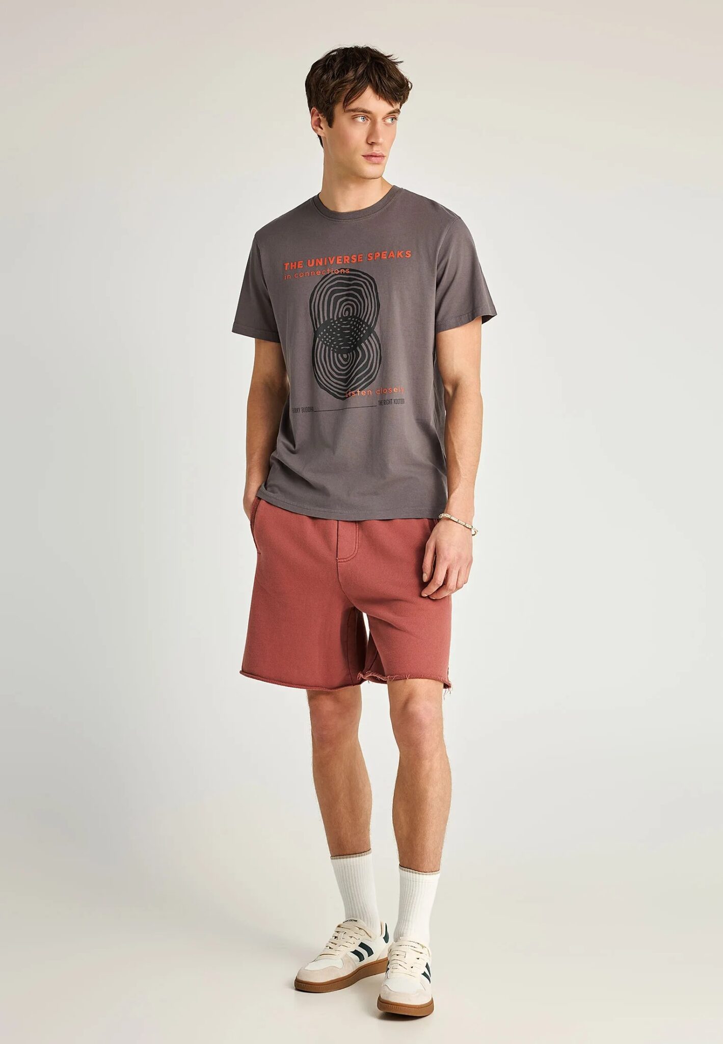 FUNKY BUDDHA ΑΝΔΡΙΚΉ ΜΠΛΟΎΖΑ ΜΕ ΚΟΝΤΌ ΜΑΝΊΚΙ BASIC | DARK BLUE