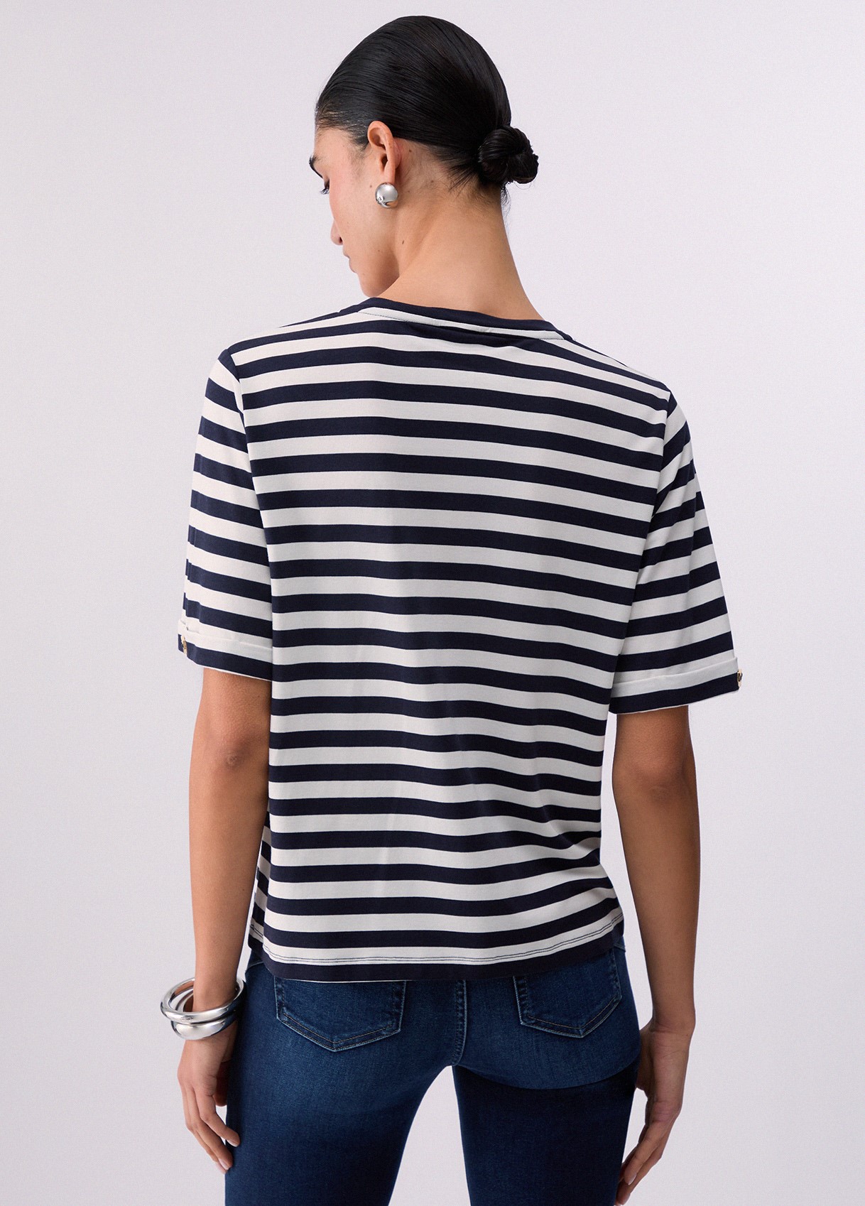 LIU JO WHITE_WA6J19_T-SHIRT MODA M/C WA6372JS923 | BLACK