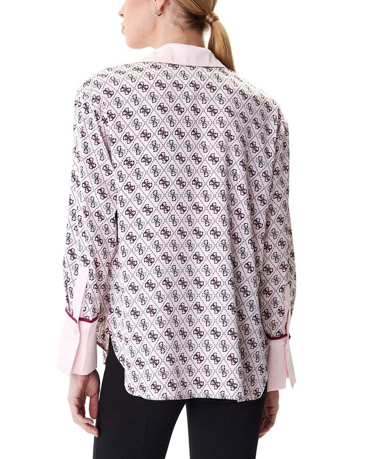 GUESS LS CN LEO TRIANGLE TEE W6RI33J1314 | BLACK