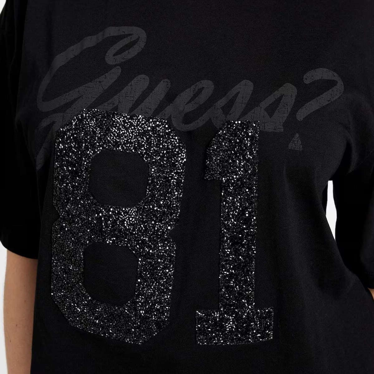 GUESS SS 81 RHINESTONE NEW CREW W6RI12K9RM1 | BLACK GUESS SS 81 RHINESTONE NEW CREW W6RI12K9RM1 | BLACK