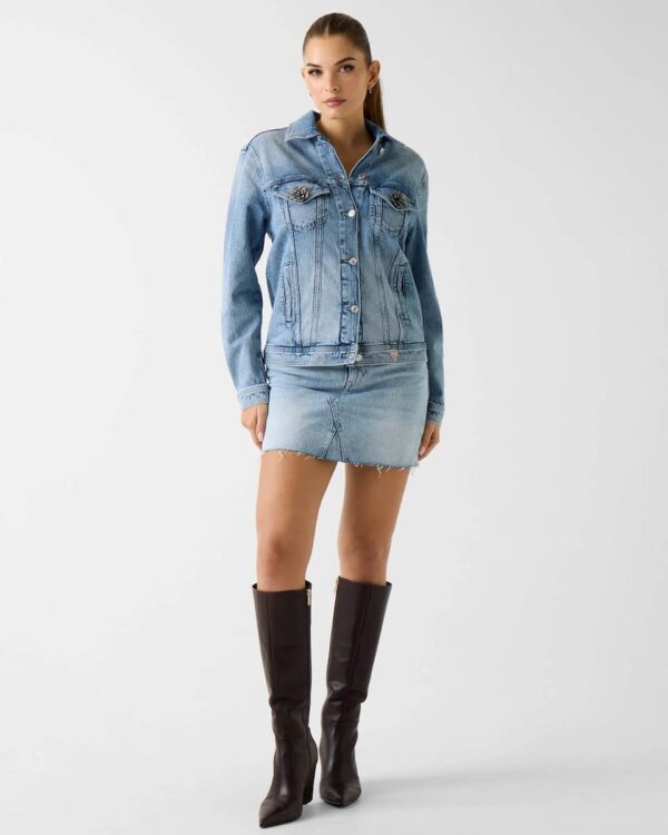 GUESS ANNA BOYFRIEND JACKETW6RN73D6833 | DENIM GUESS ANNA BOYFRIEND JACKETW6RN73D6833 | DENIM