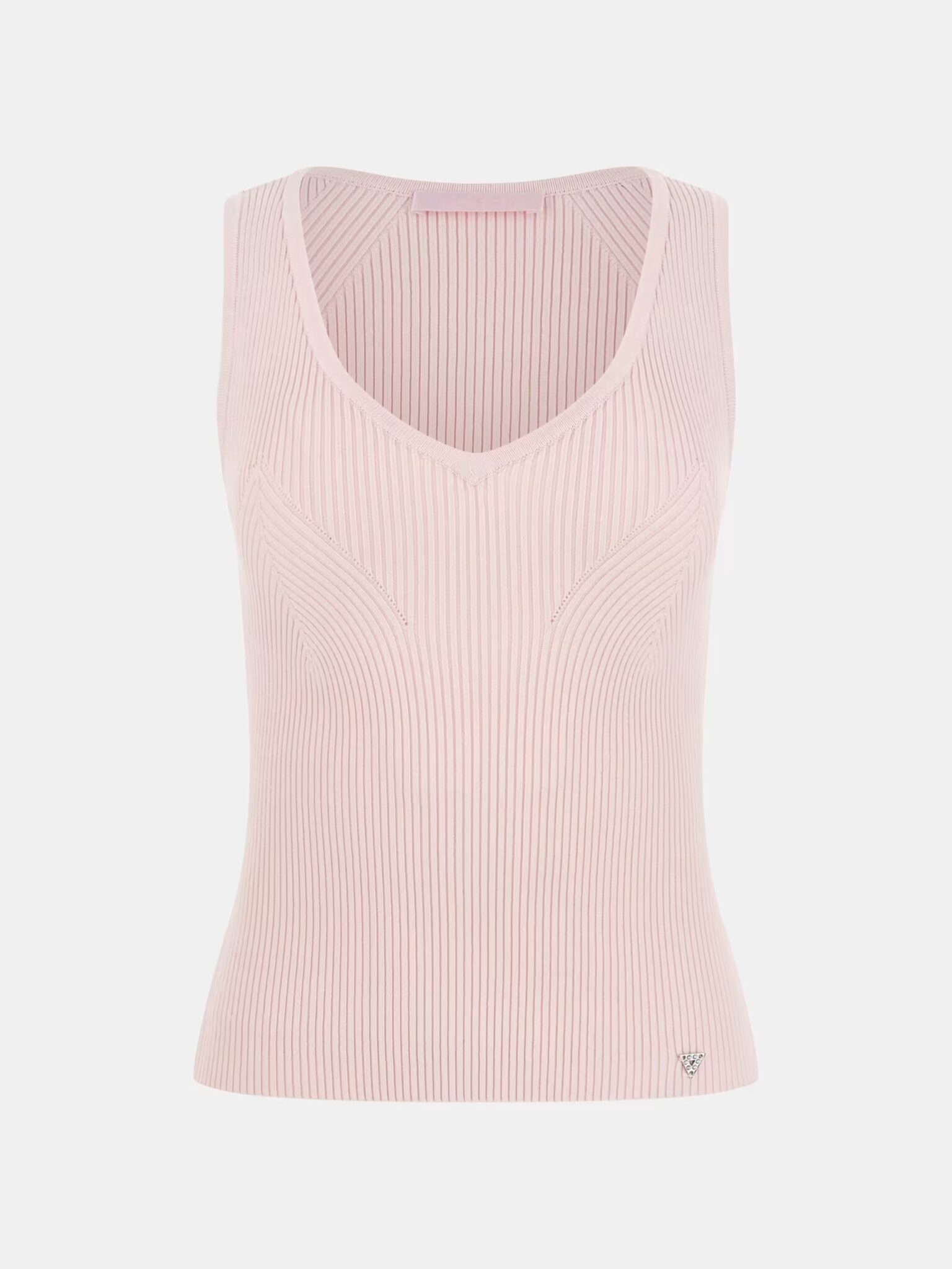 GUESS SL VN STELLA TANK TOP SWTR W6RR36Z0132 | PINK GUESS SL VN STELLA TANK TOP SWTR W6RR36Z0132 | PINK