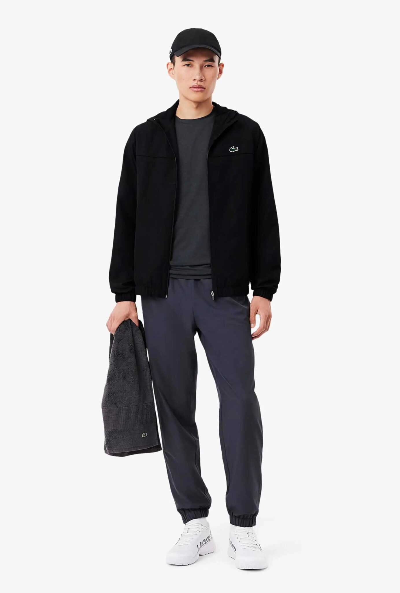 LACOSTE ΜΠΟΥΦΑΝ 3BH3466-72 | BLACK LACOSTE ΜΠΟΥΦΑΝ 3BH3466-72 | BLACK