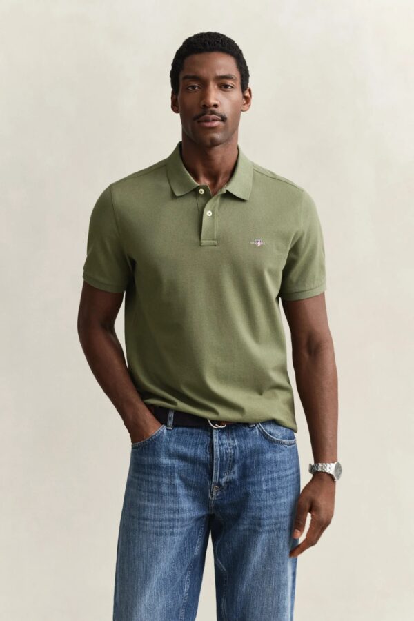 GANT POLO ΜΠΛΟΥΖΑ ΚΜ 3G2210-1-72 | GREEN GANT POLO ΜΠΛΟΥΖΑ ΚΜ 3G2210-1-72 | GREEN